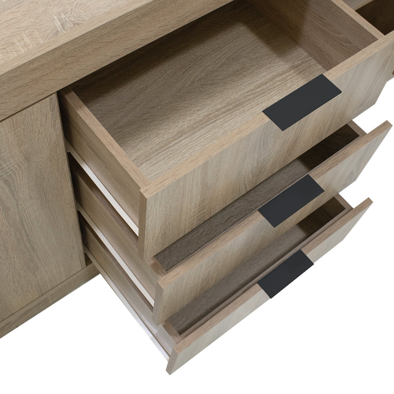 Μπουφές Doha σε Sonoma Απόχρωση 180x45x80.5