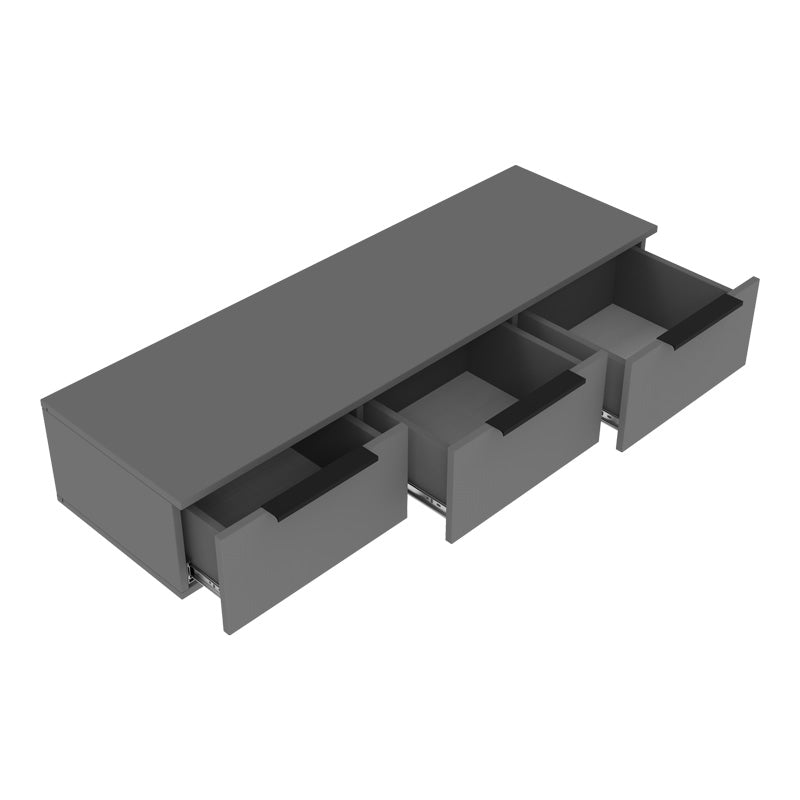 Κονσόλα με 3 Συρτάρια Doha σε Ανθρακί Απόχρωση 120x39x22