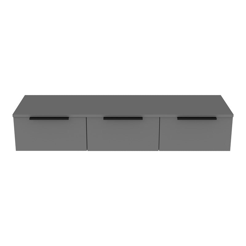 Κονσόλα με 3 Συρτάρια Doha σε Ανθρακί Απόχρωση 120x39x22