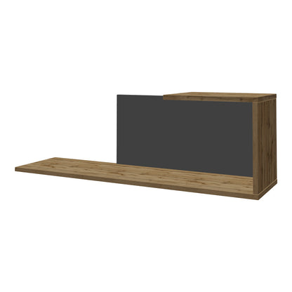 Σύνθετο Σαλονιού Poelfy σε Ανθρακί-Oak Απόχρωση 170x37.5x42