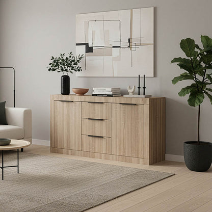 Μπουφές Doha σε Sonoma Απόχρωση 150x45x80.5