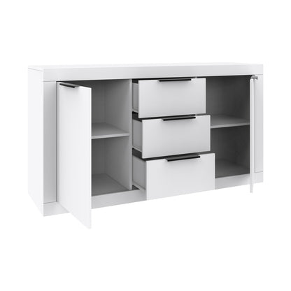 Μπουφές Doha σε Λευκή Απόχρωση 150x45x80.5
