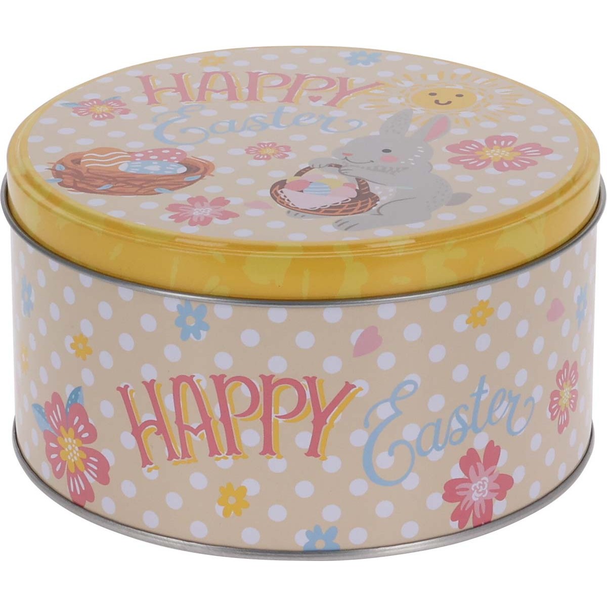 Κουτί Μεταλλικό Happy Easter 14x14x7