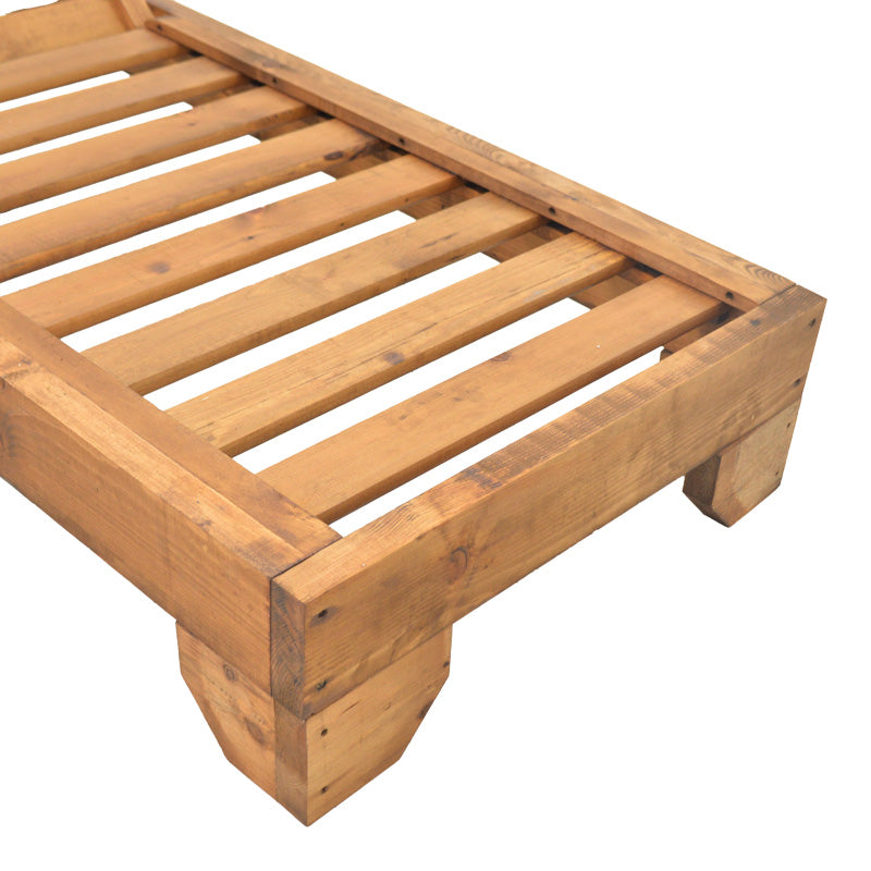 Ξαπλώστρα Zalka L1 σε Καρυδί Απόχρωση 66x197x28