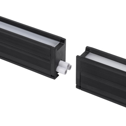 OFFICE 61025-P Γραμμικό Κρεμαστό Φωτιστικό Linear LED 18W 2170lm 120° AC 220-240V Μ120 x Π2 x Υ4cm Θερμό Λευκό 2700K - Μαύρο