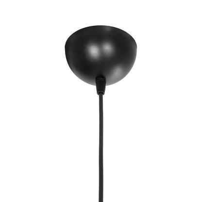 CONEY 203-0070 Μοντέρνο Κρεμαστό Φωτιστικό Καπέλο Μονόφωτο 1 x E27 IP20 Γκρι Διάτρητο Ύφασμα - Μ26 x Π26 x Υ93cm