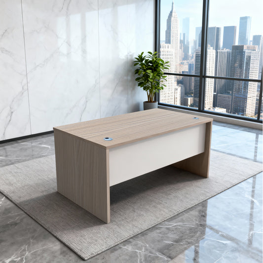 Γραφείο Εργασίας Armadi Sonoma-Λευκό 150x75x75
