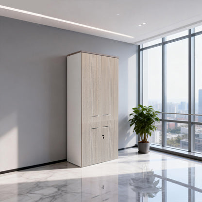 Office Wardrobe Armadi Sonoma-White 80x40x200