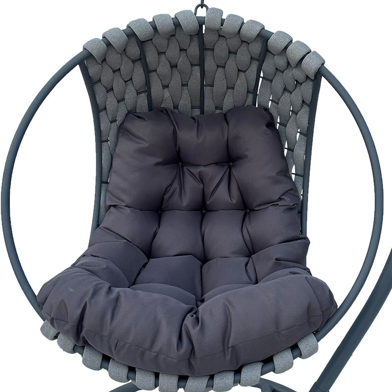 Κούνια Φωλιά με Βάση Makito Μέταλλο-PVC σε Γκρι Απόχρωση 100x105x195