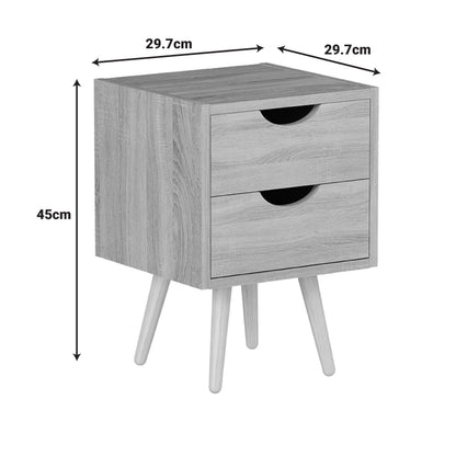 Κομοδίνο Selma σε Φυσική Απόχρωση 29.7x29.7x45