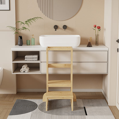 Παιδικός Πύργος Εκμάθησης Chiquel τ.Montessori Ξύλο σε Φυσική Απόχρωση 45.7x51x90