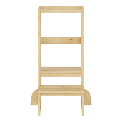 Παιδικός Πύργος Εκμάθησης Chiquel τ.Montessori Ξύλο σε Φυσική Απόχρωση 45.7x51x90