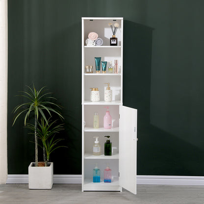 Column Cabinet Desilia MDF White 37x30x160