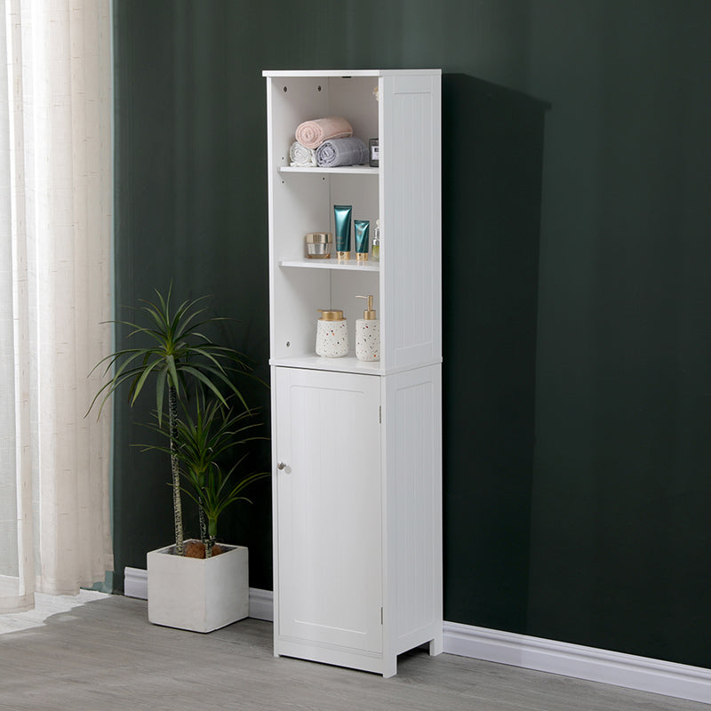 Column Cabinet Desilia MDF White 37x30x160