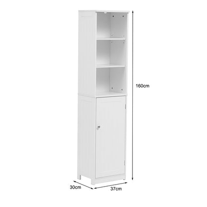 Column Cabinet Desilia MDF White 37x30x160