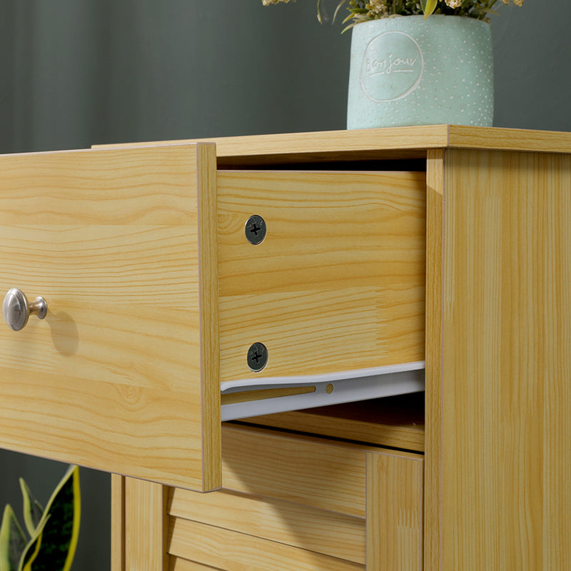 Ντουλάπι-Στήλη Chesy MDF σε Φυσική Απόχρωση 32x30x87