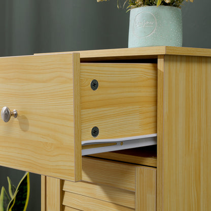 Ντουλάπι-Στήλη Chesy MDF σε Φυσική Απόχρωση 32x30x87