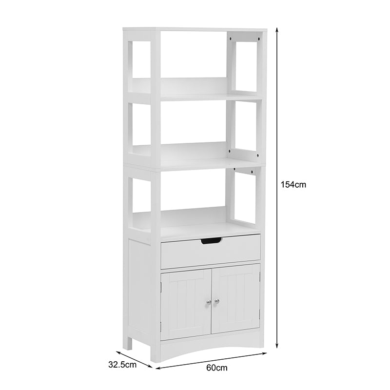 Column Cabinet Sejo MDF White 60x32.5x154