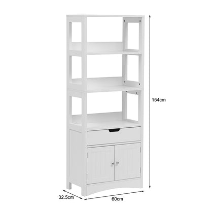 Column Cabinet Sejo MDF White 60x32.5x154