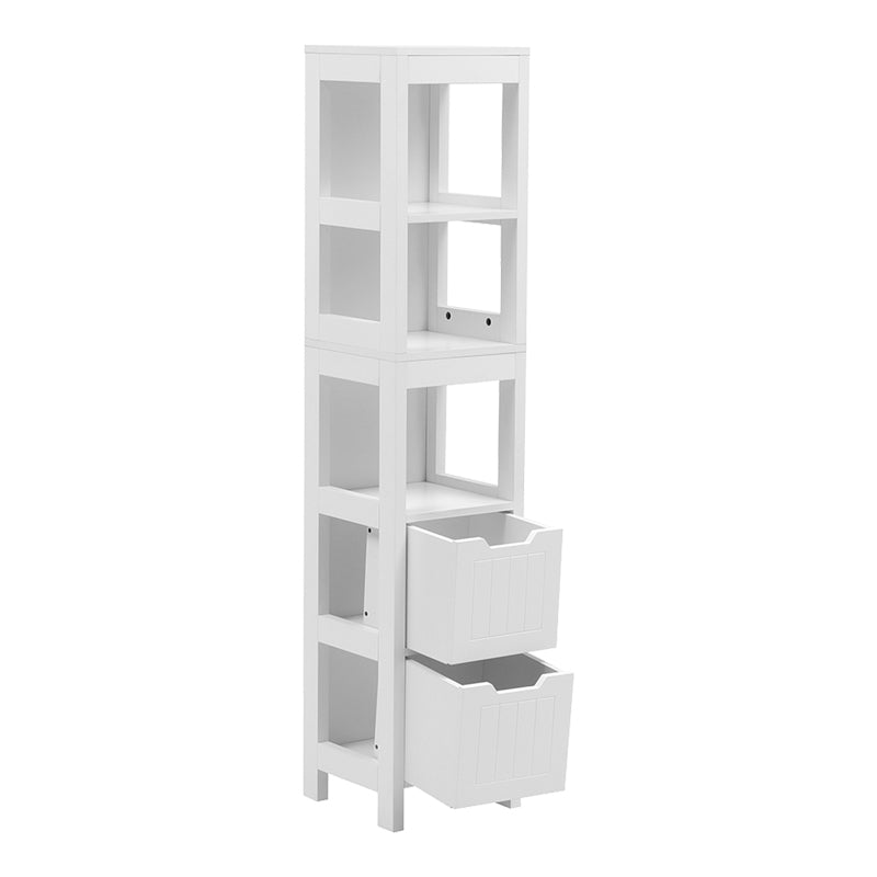 Kelby White MDF Column Cabinet 30x30x144