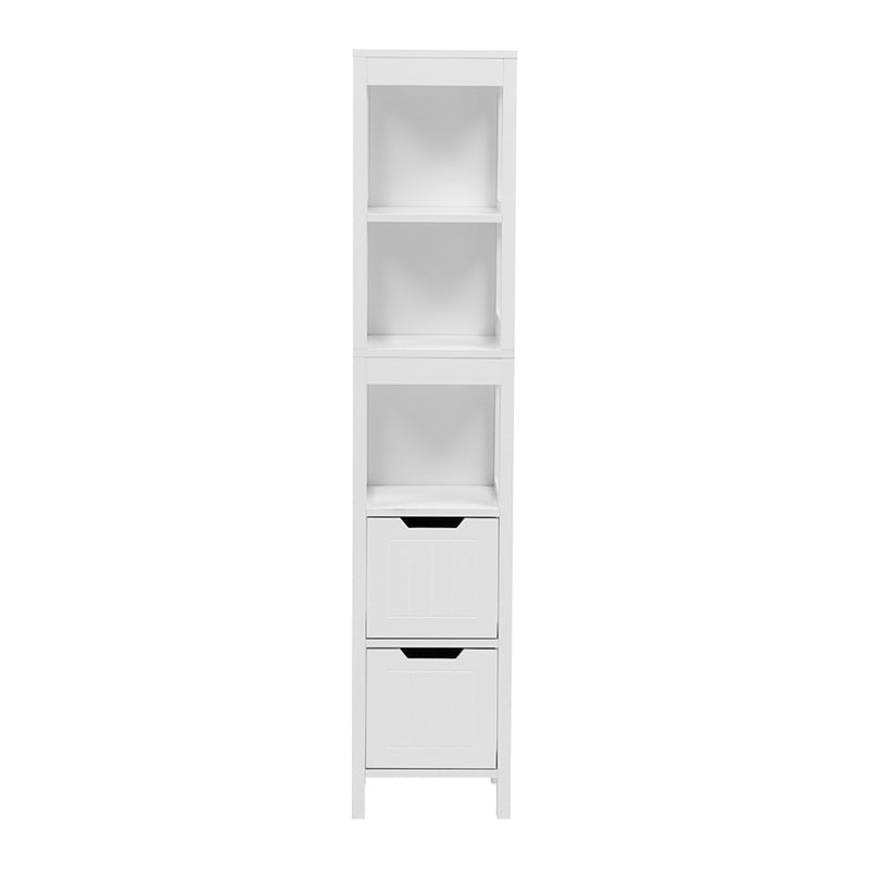 Kelby White MDF Column Cabinet 30x30x144