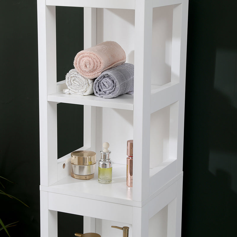 Kelby White MDF Column Cabinet 30x30x144