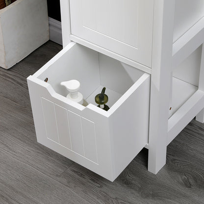 Kelby White MDF Column Cabinet 30x30x144