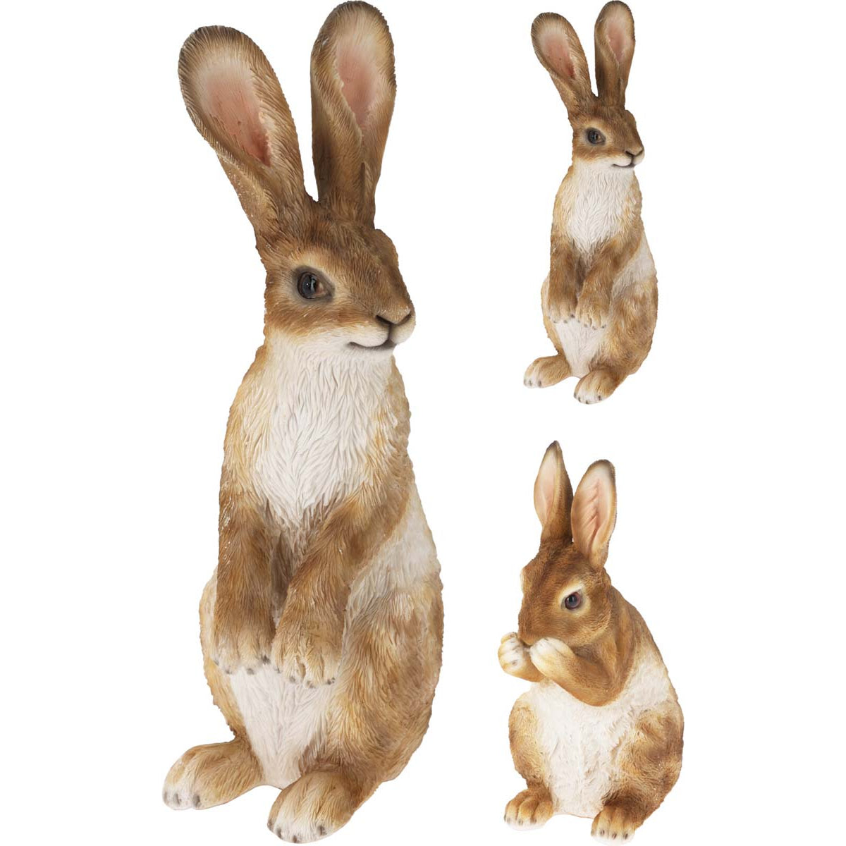 Λαγός Πολυρεζίν 12x9x26εκ 2 Σχδ