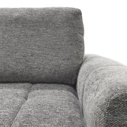 Γωνιακός Αναστρέψιμος Καναπές-Κρεβάτι Vivad Ύφασμα σε Ανθρακί Απόχρωση 275x164x91