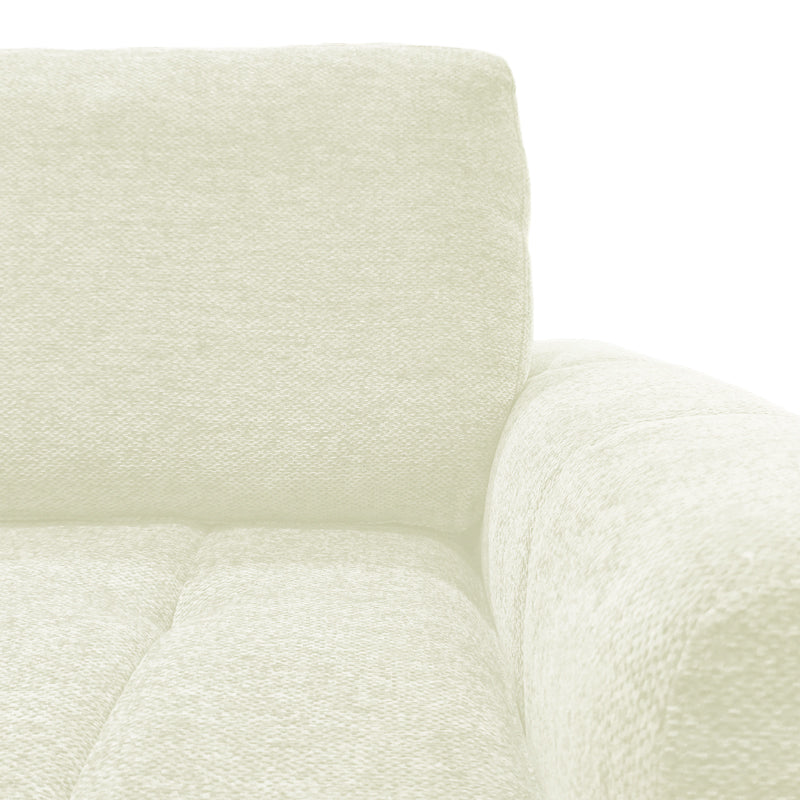 Γωνιακός Αναστρέψιμος Καναπές-Κρεβάτι Vivad Ύφασμα σε Μπεζ Απόχρωση 275x164x91