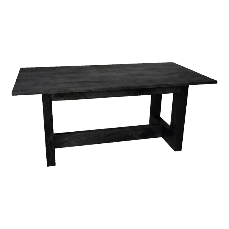 Table Senza Black Mango Wood 180x90x76