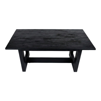 Table Senza Black Mango Wood 180x90x76