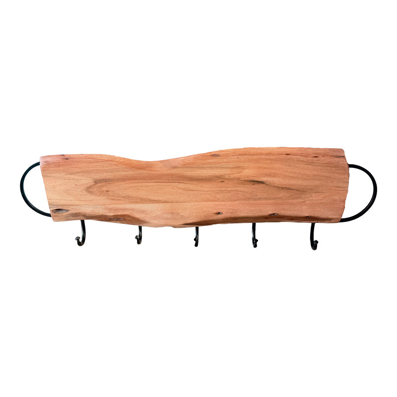 Edeva Wall Hanger Mango Wood in Natural Color 90x8x23