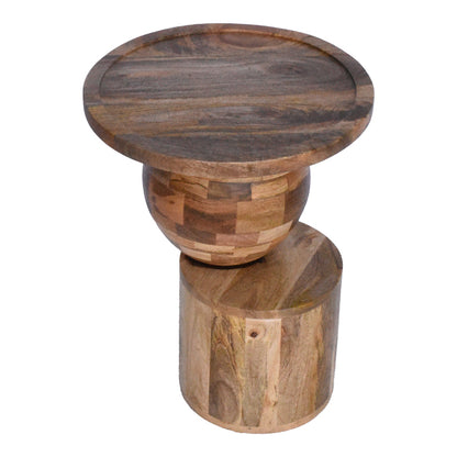 Senby Auxiliary Table Walnut Mango Wood Φ40x50