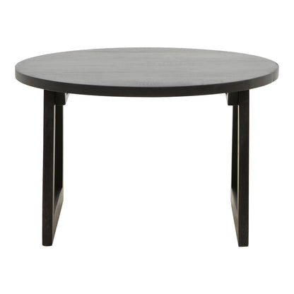 Τραπέζι Tamarind Ξύλο Mango-Φυσικό Rattan σε Μαύρη Απόχρωση Φ65x40