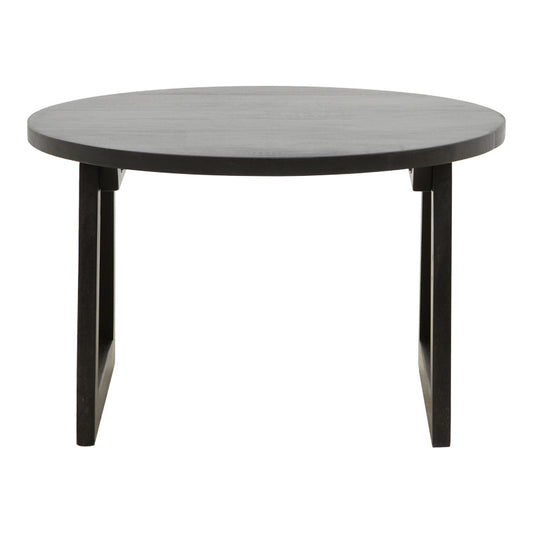 Τραπέζι Tamarind Ξύλο Mango-Φυσικό Rattan σε Μαύρη Απόχρωση Φ65x40