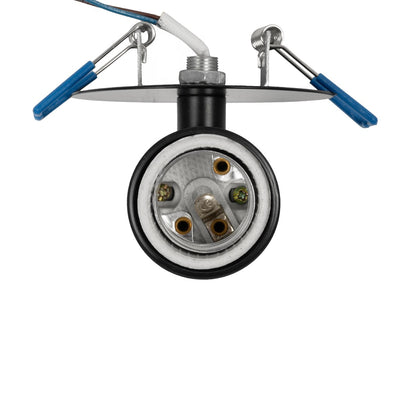 SARA 999-0058 Χωνευτό Φωτιστικό Οροφής Σποτ Μονόφωτο 1 x E27 IP20 Μαύρο Μέταλλο - Μ8,5 x Π8,5 x Υ11