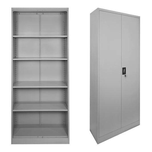 Μεταλλική Ντουλάπα Ugren σε Ανοιχτό Γκρι 70x40x180