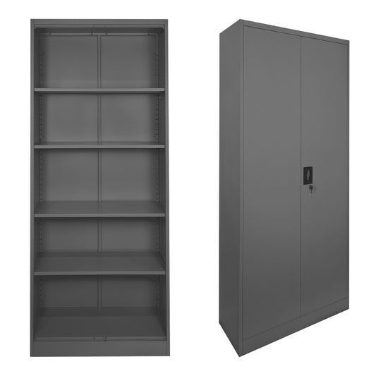 Μεταλλική Ντουλάπα Ugren Ανθρακί 70x40x180