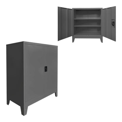 Metal Cabinet Armon Anthracite 90x45x100