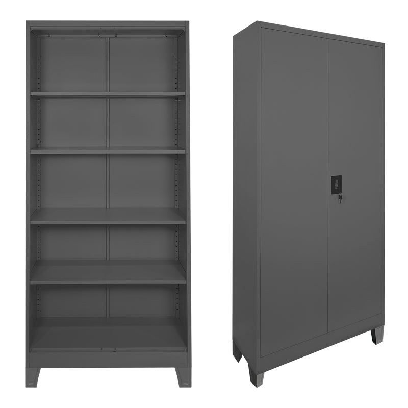 Μεταλλική Ντουλάπα Ugren Ανθρακί 90x40x190