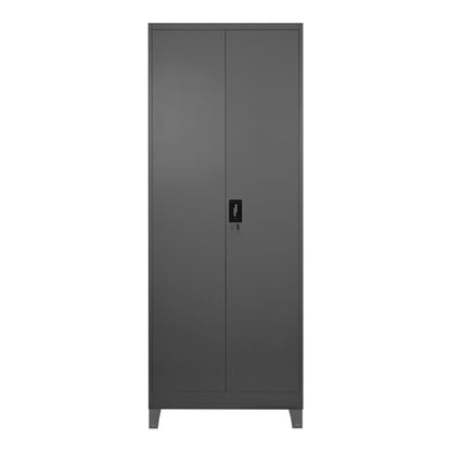 Μεταλλική Ντουλάπα Zogi με Χώρισμα Ανθρακί 70x40x190