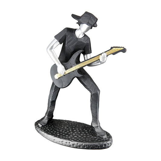 Διακοσμητικό Μουσικός Μαύρο Polyresin 17x11x24 σε 3 Σχέδια