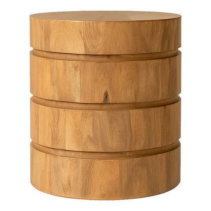 Τραπέζι Charmy Μασίφ Ξύλο Mango σε Φυσική Απόχρωση Φ130x76