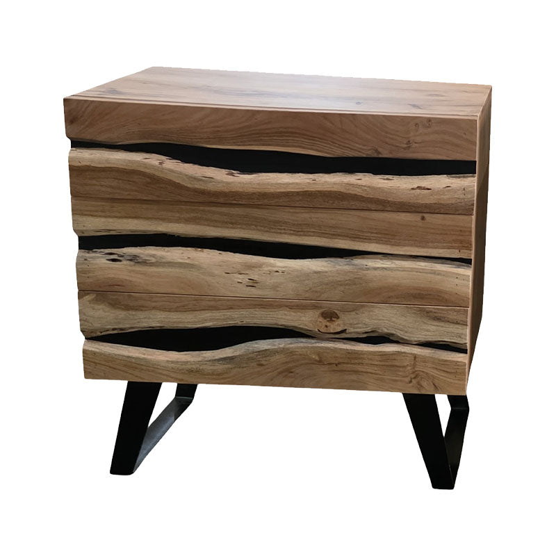 Σετ Κρεβατοκάμαρας Imena 4 Τεμ Μασίφ Ξύλο 160x200εκ