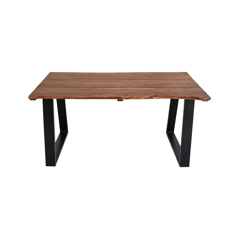 Table Miles Solid Acacia Wood Walnut 140x80x76