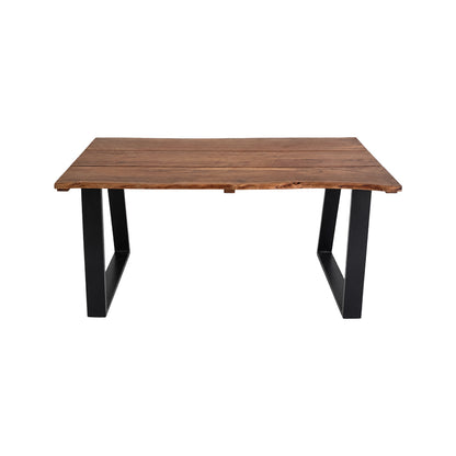 Table Miles Solid Acacia Wood Walnut 140x80x76