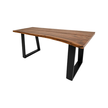 Table Miles Solid Acacia Wood Walnut 140x80x76