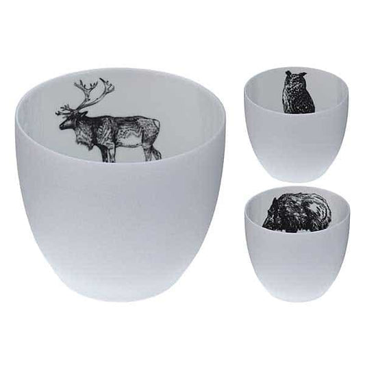 Κηροπήγιο Πορσελάνη 3 Σχδ 7εκ