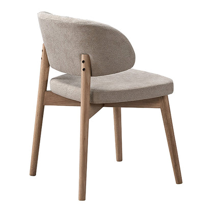 Καρέκλα Siena Rubberwood σε Φυσική-Μπεζ Απόχρωση 48x50x81
